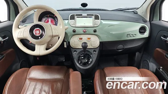 Fiat 500 — интерьер