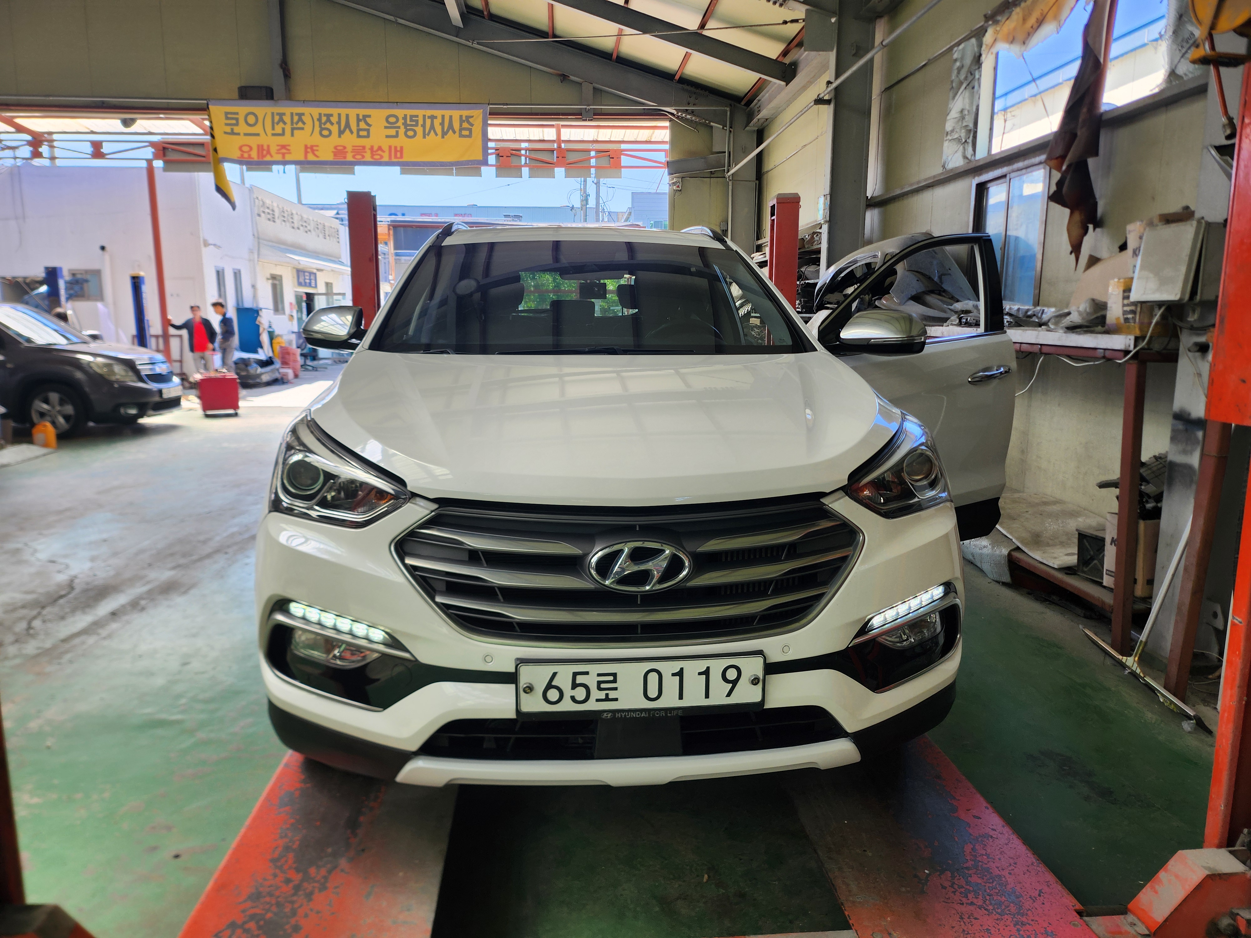 Hyundai Santafe 2017 — фото осмотра 1