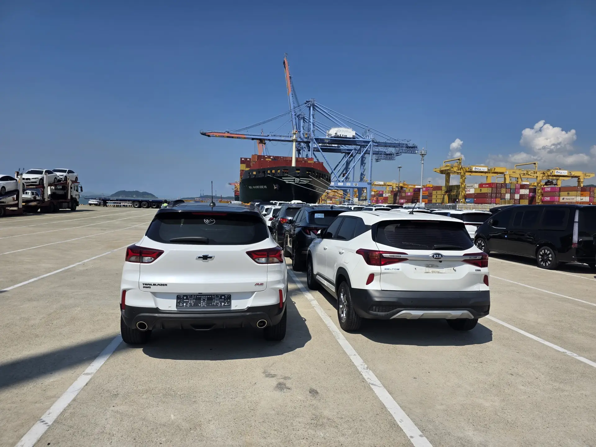 Международная перевозка автомобилей из Южной Кореи